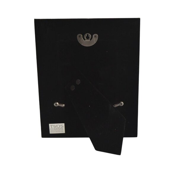 Twos Company Amelia Faux Snakeskin Photo Frame 4x6 Taupe - Picture 3 of 5